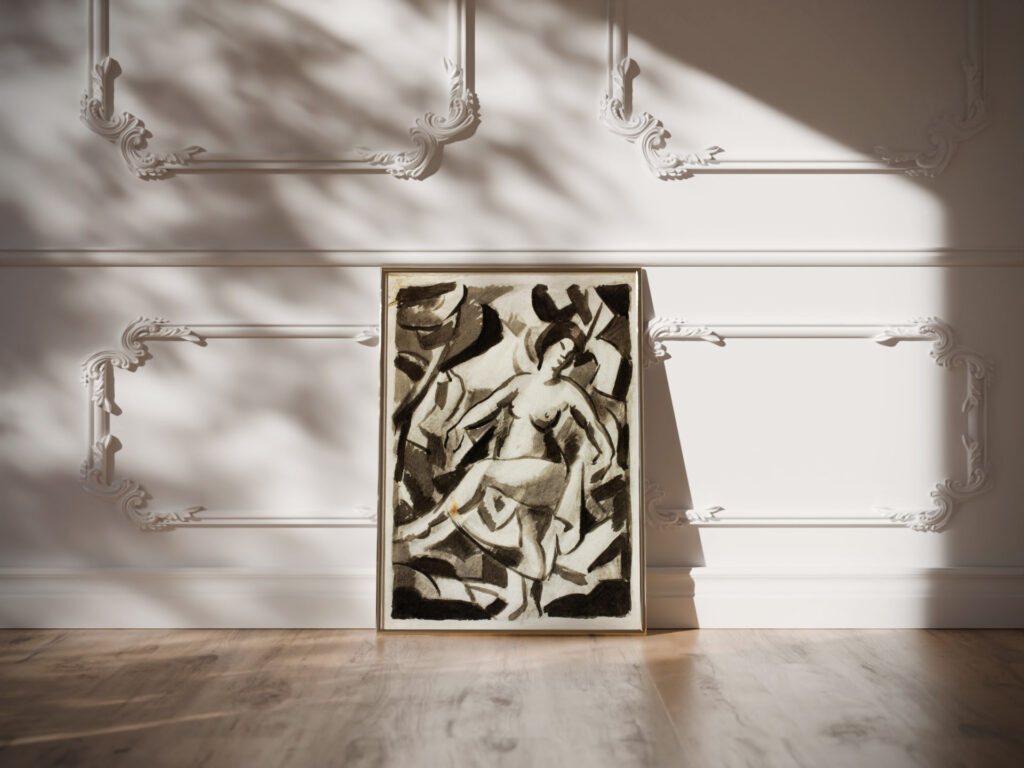 Female Nude Carl Newman video mockup