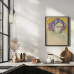 Female head 1932 1942 Edvard Munch 6 mockup