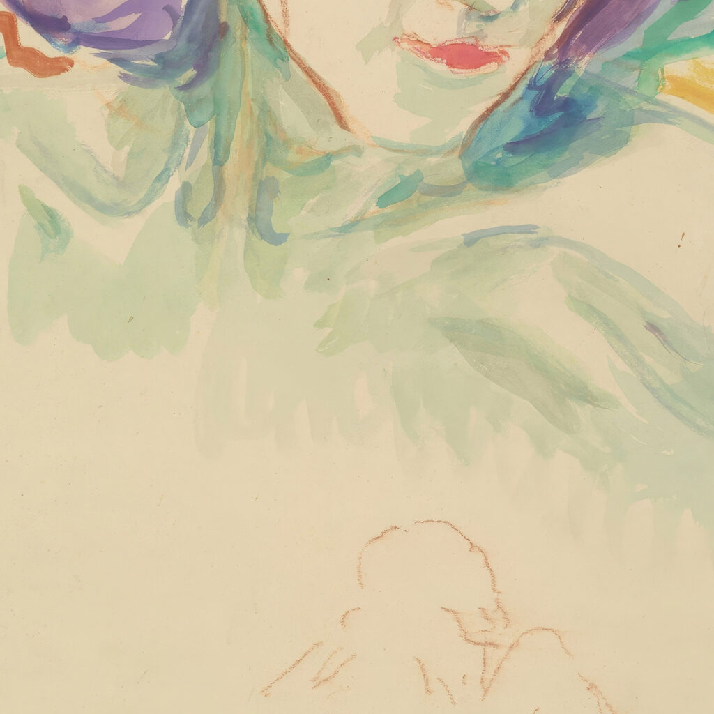 Female head 1932 1942 Edvard Munch 8 mockup