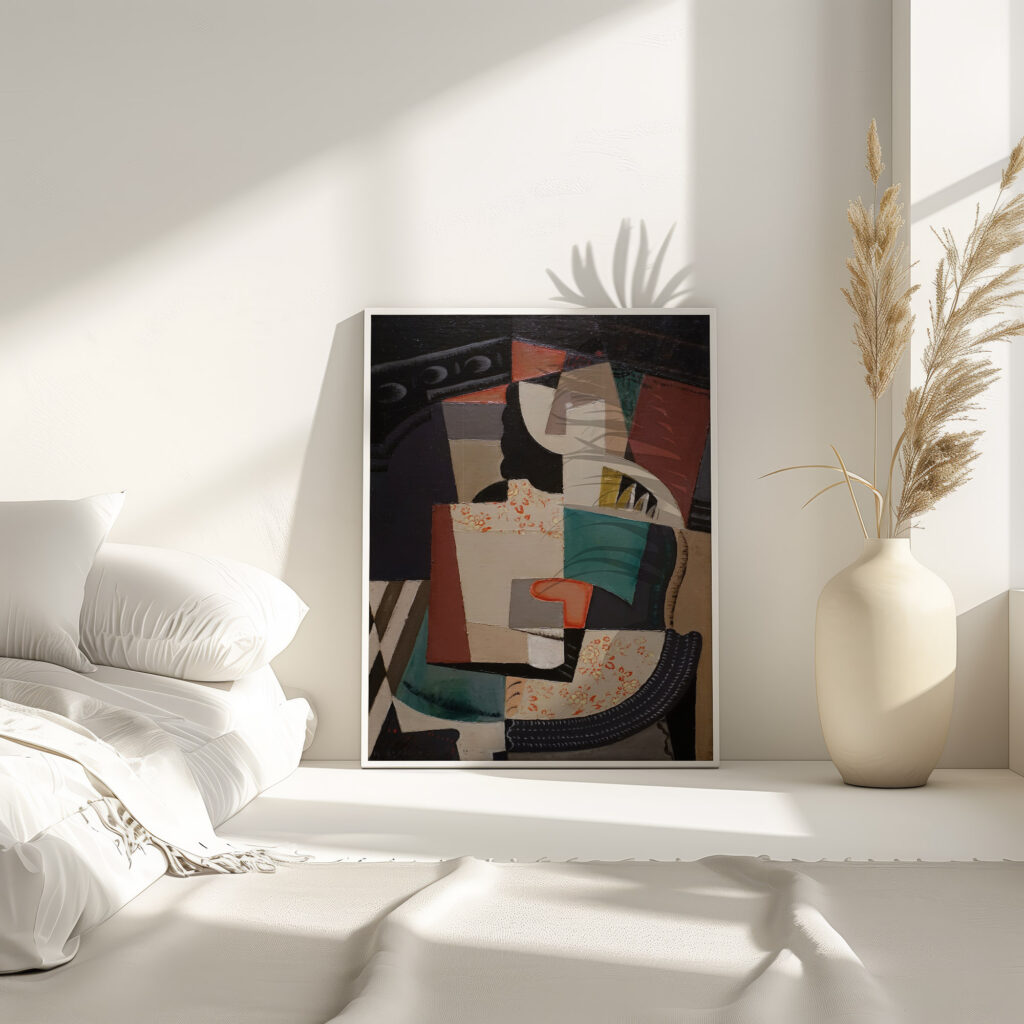 Femme Assise Seated Woman c. 1917 Maria Blanchard 4 mockup