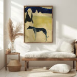 Femme Au Levrier 1917 Leon Spilliaert 5 mockup