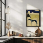 Femme Au Levrier 1917 Leon Spilliaert 6 mockup