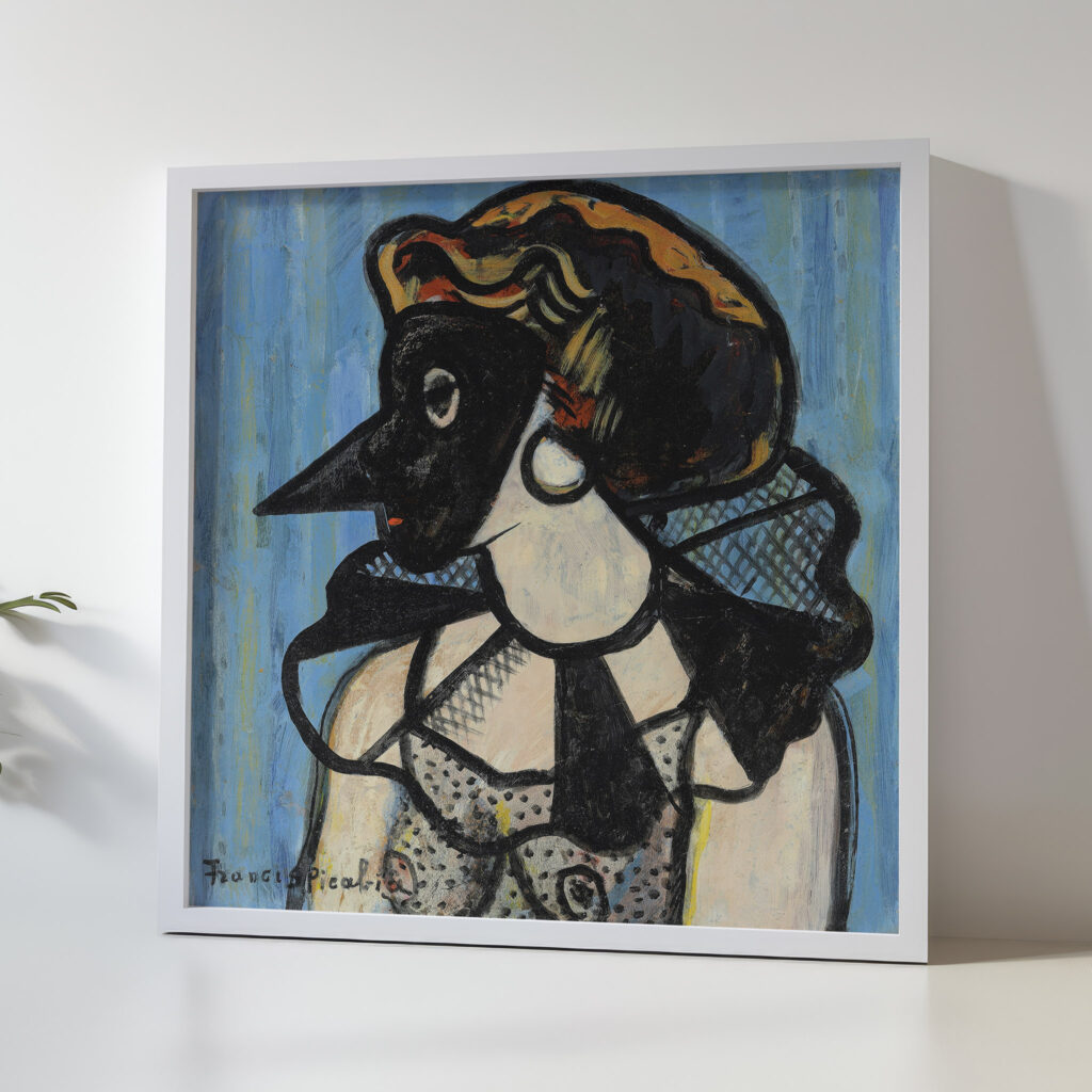 Femme au masque circa 1938 1939 Francis Picabia 5 mockup