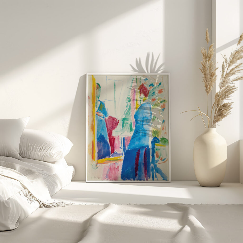 Femme devant la glace 1914 Ferdinand Schirren 4 mockup