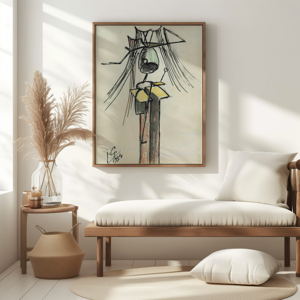 Femme dite ‘Linsecte crissant 1934 Julio Gonzalez 5 mockup