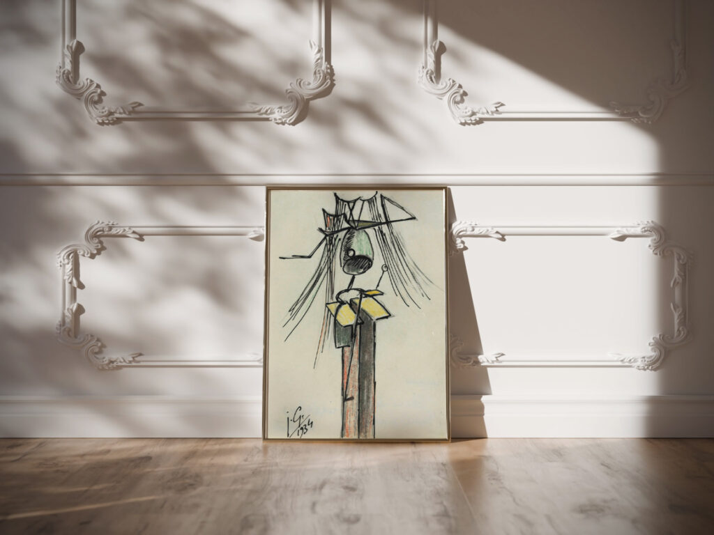 Femme dite ‘Linsecte crissant 1934 Julio Gonzalez video mockup