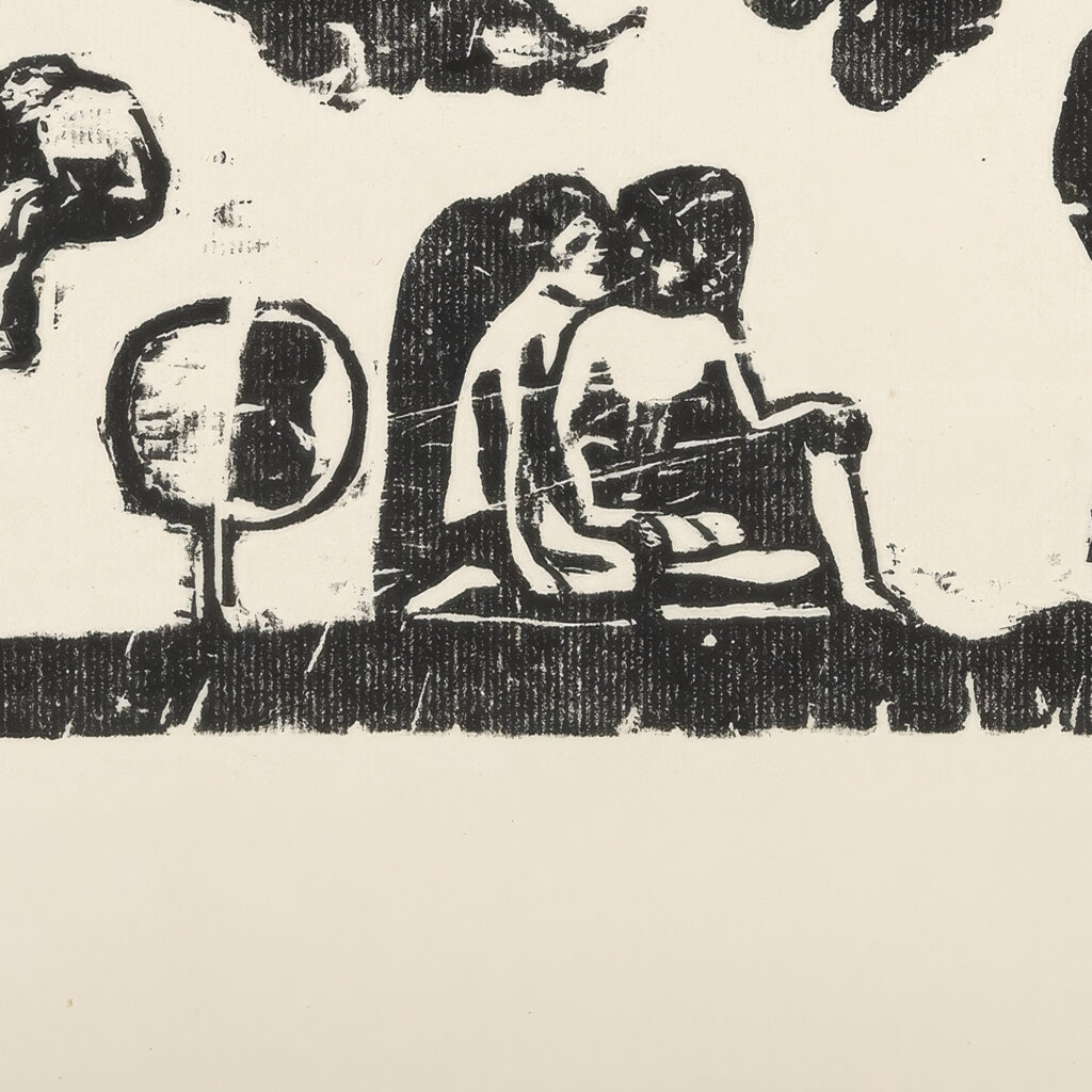 Femmes Animaux et Feuillages Paul Gauguin 8 mockup