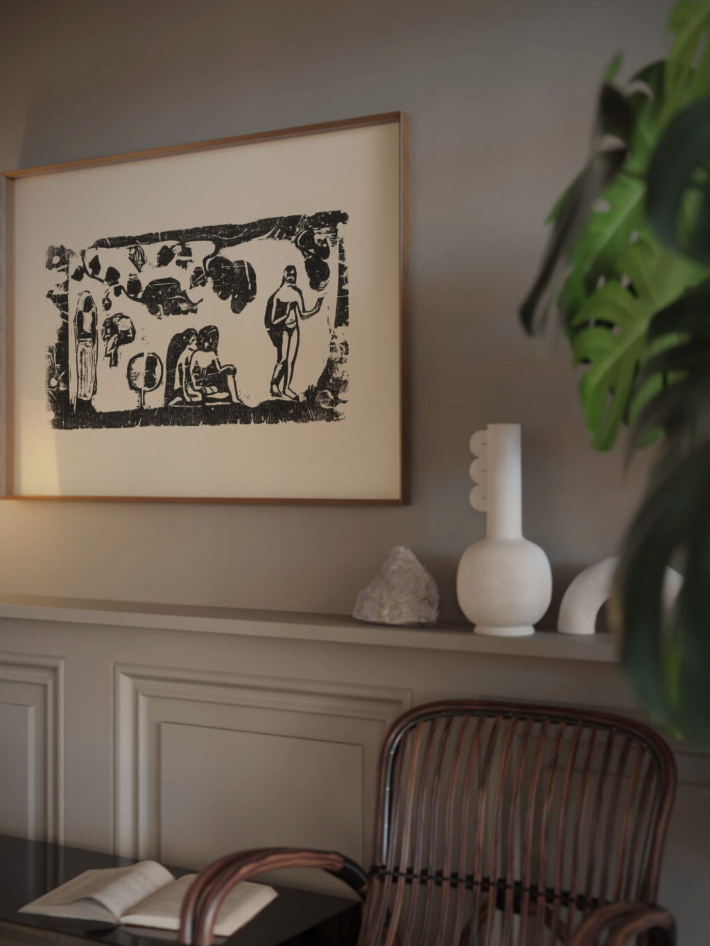 Femmes Animaux et Feuillages Paul Gauguin video mockup