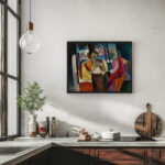 Femmes assises devant une fenetre 1914 Albert Gleizes 6 mockup