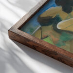 Fest der Jugend 2 Frauen August Babberger close up dark wood mockup