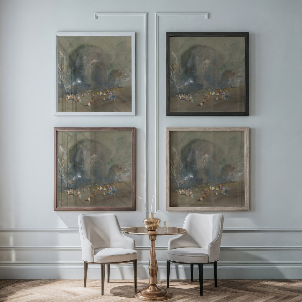 Fete Champetre Hercules Brabazon Brabazon framed posters mockup