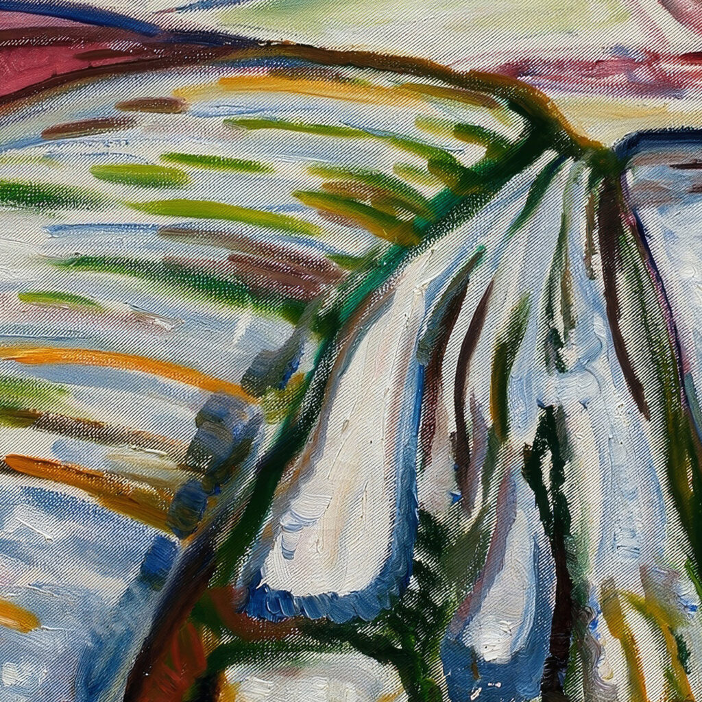Field in Snow 1907 Edvard Munch 8 mockup