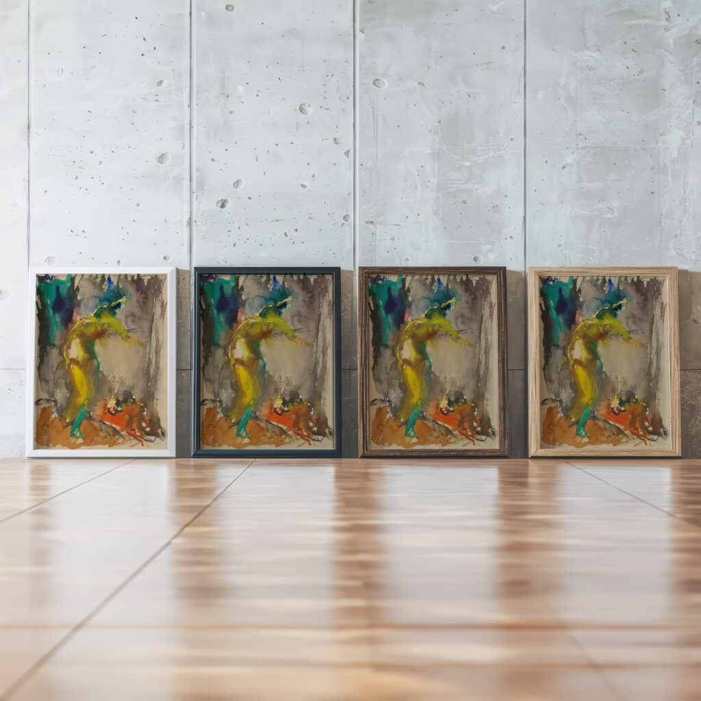 Fight Jan Novak framed posters mockup