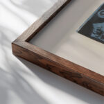 Fights Torments of Love 1915 Ernst Ludwig Kirchner close up dark wood mockup