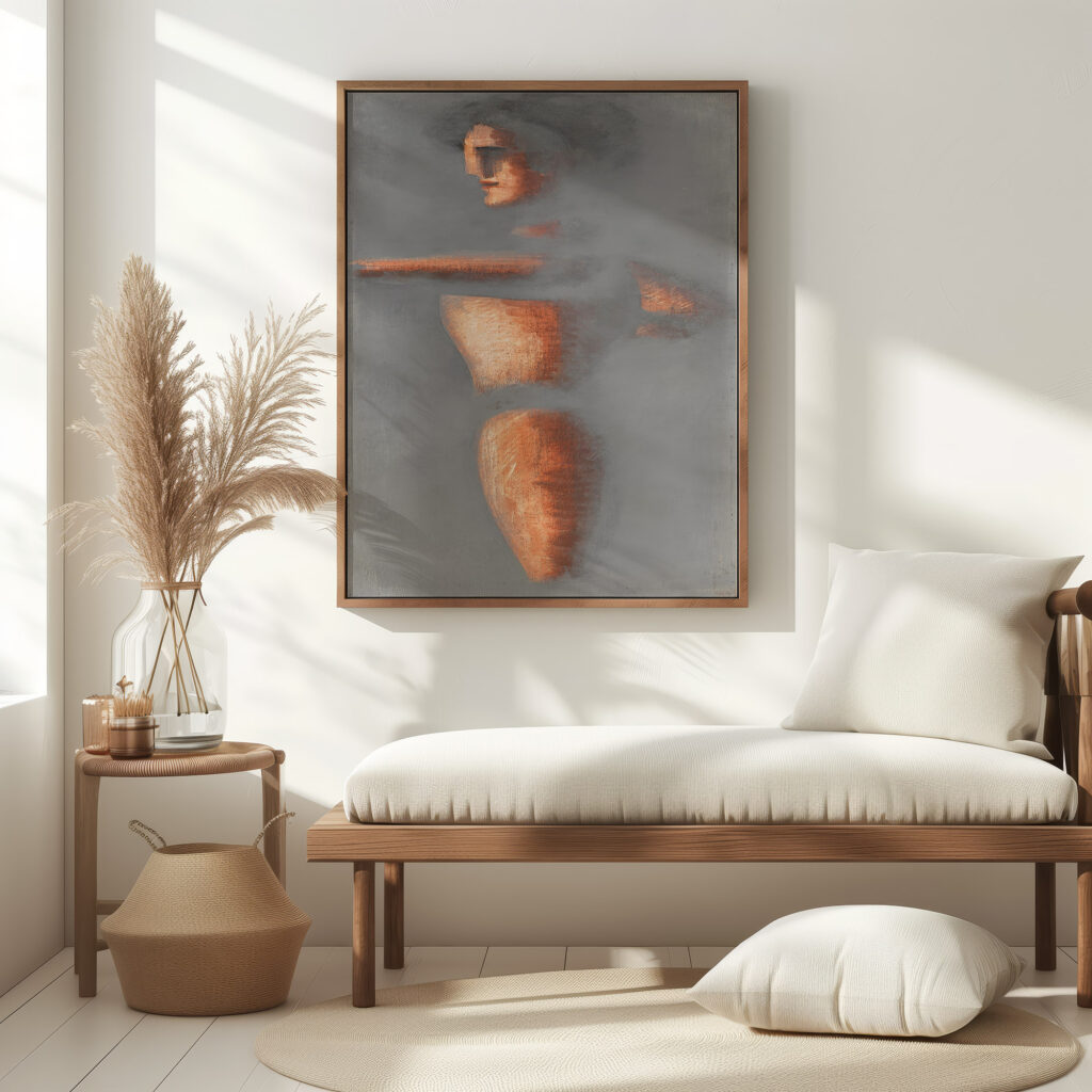 Figur auf grauem Grund 1928 Oskar Schlemmer 5 mockup