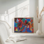 Figur in Landschaft 1930 Adolf Holzel 4 mockup