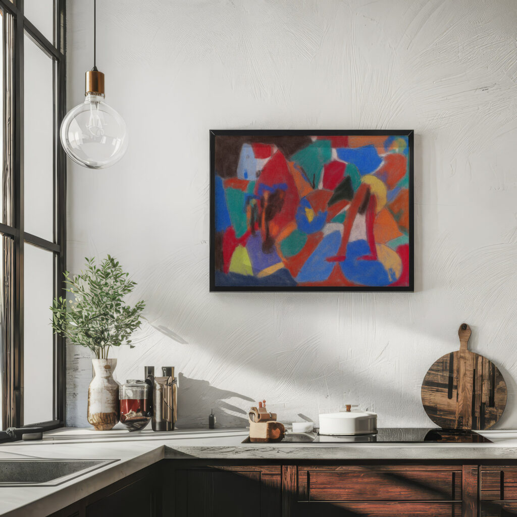 Figur in Landschaft 1930 Adolf Holzel 6 mockup