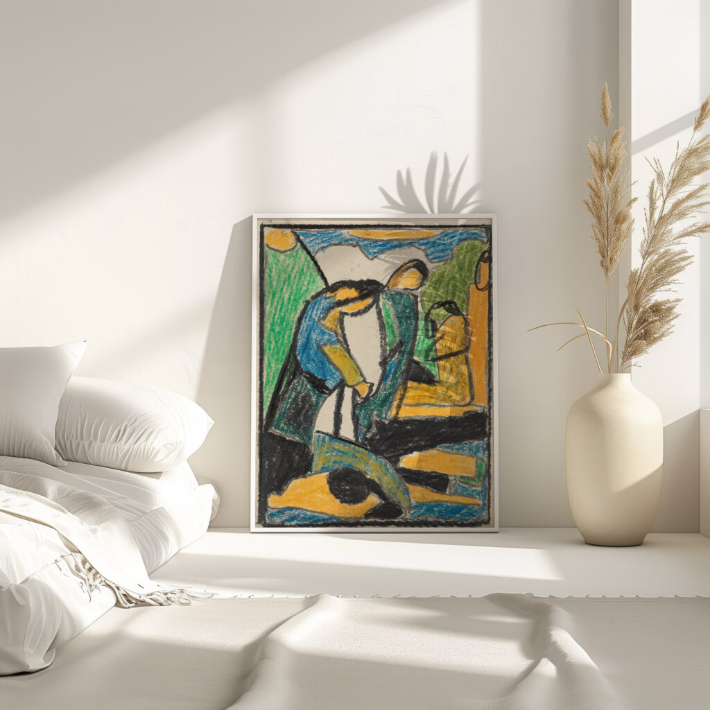 Figurale Komposition 1930 Adolf Holzel 4 mockup