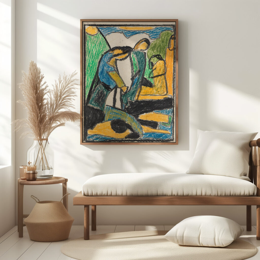 Figurale Komposition 1930 Adolf Holzel 5 mockup