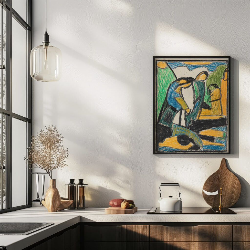 Figurale Komposition 1930 Adolf Holzel 6 mockup
