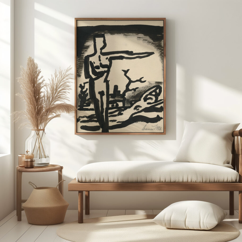 Figuralna kompozicia 1926 Konstantin Bauer 5 mockup