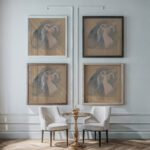 Figure Studies 1890 1897 Charles Sprague Pearce framed posters mockup