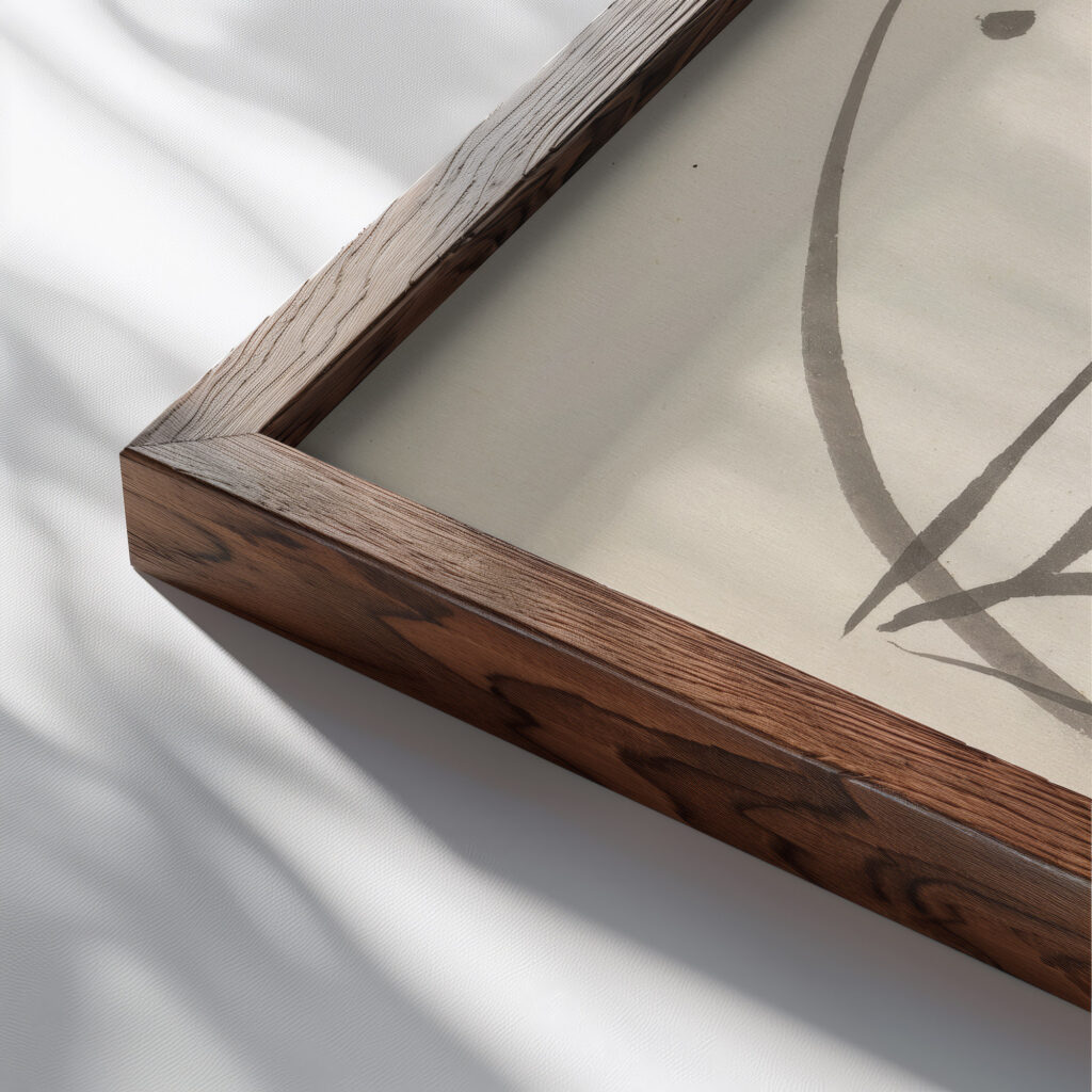 Figure Study 1910 1915 Henri Gaudier Brzeska 2 close up dark wood mockup