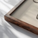 Figure Study 1910 1915 Henri Gaudier Brzeska close up dark wood mockup