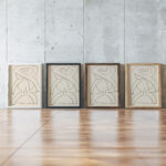 Figure Study for a Relief Design 1910 1915 Henri Gaudier Brzeska framed posters mockup