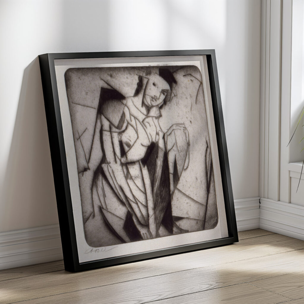 Figure in Glass 1916 1917 Arthur Bowen Davies 4 mockup