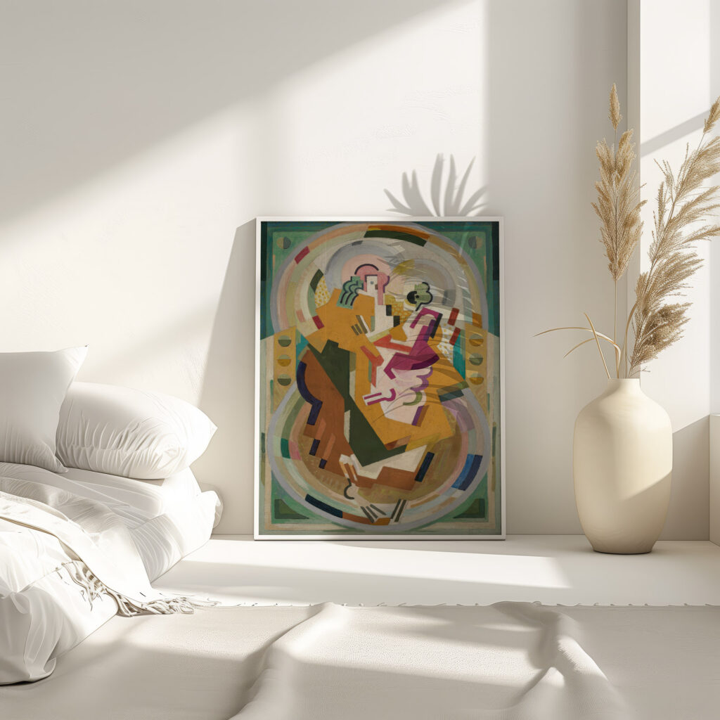 Figure suggeree dans une peinture mesure cadence rythme 1935 Albert Gleizes 4 mockup