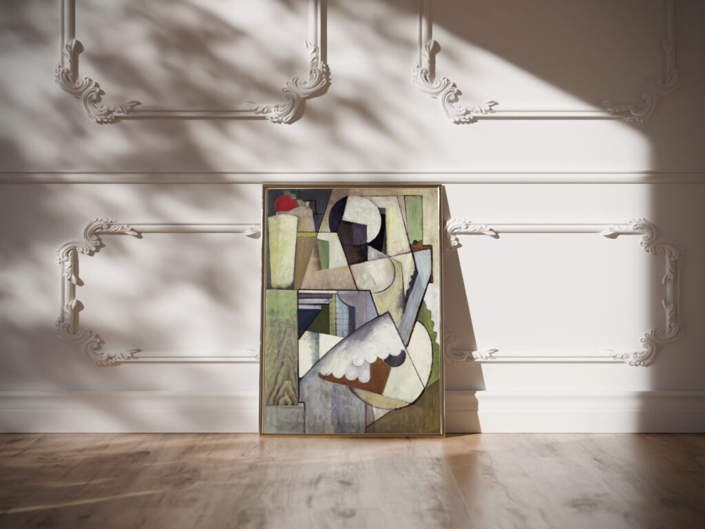 Figure with Guitar II 1914 Henry Fitch Taylor video mockup