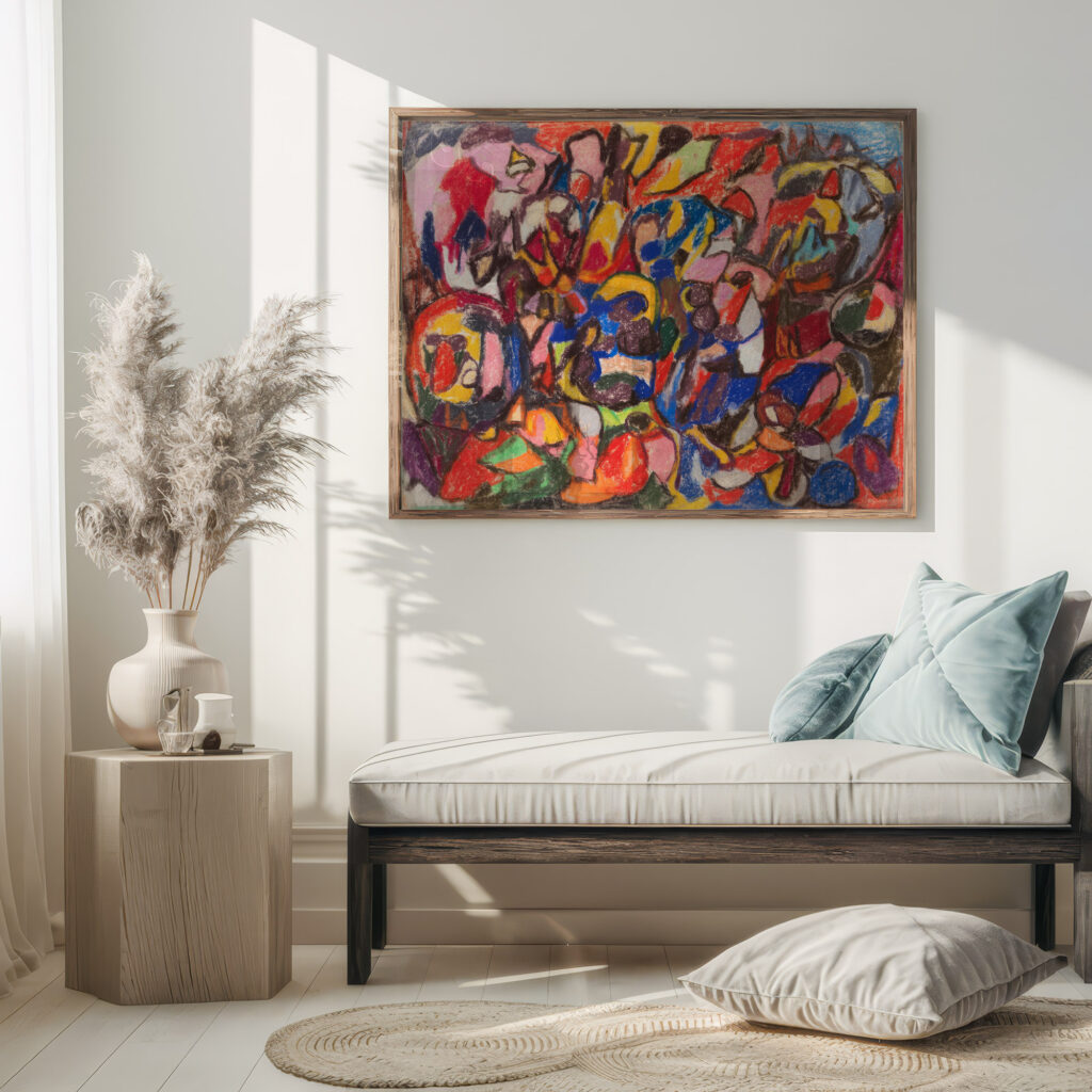 Figuren in Landschaft 1920 Adolf Holzel 5 mockup