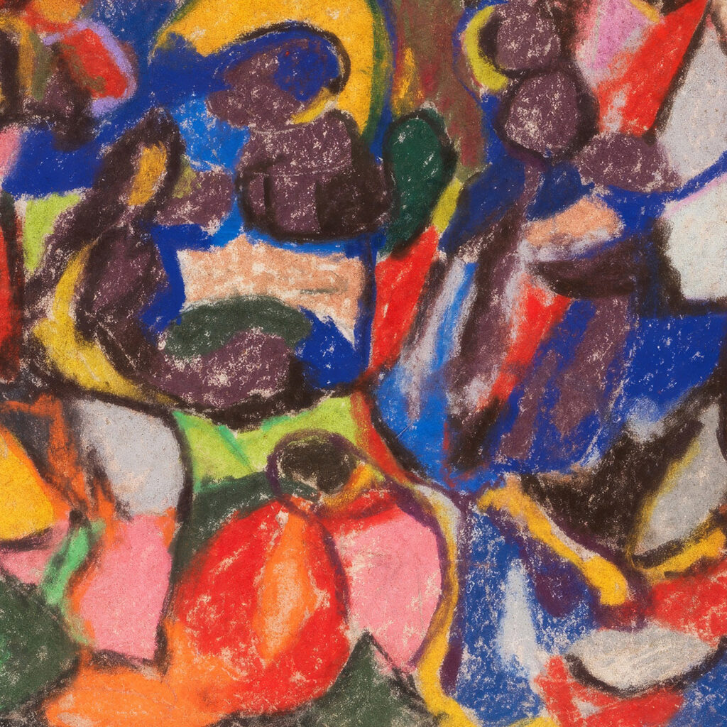 Figuren in Landschaft 1920 Adolf Holzel 8 mockup