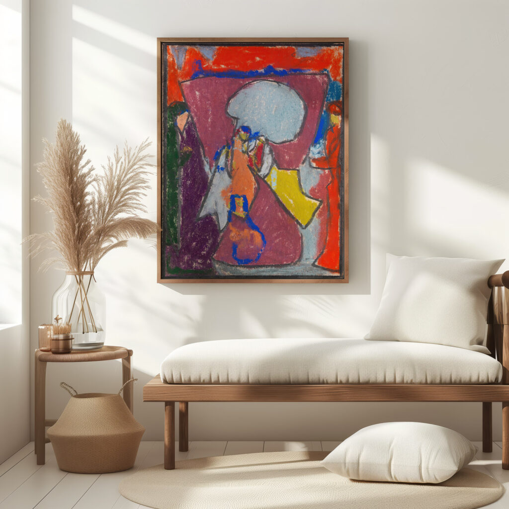 Figurengruppe 1925 Adolf Holzel 5 mockup