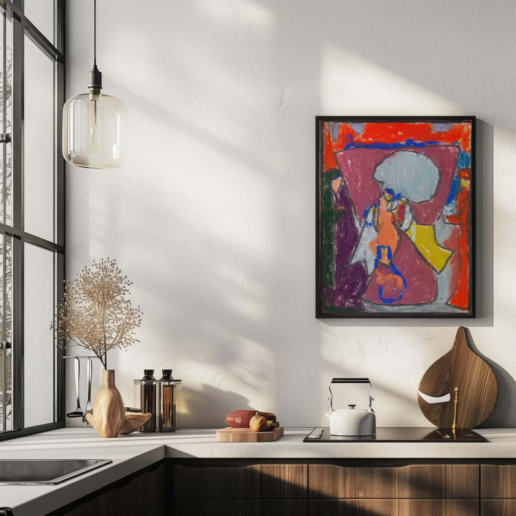 Figurengruppe 1925 Adolf Holzel 6 mockup