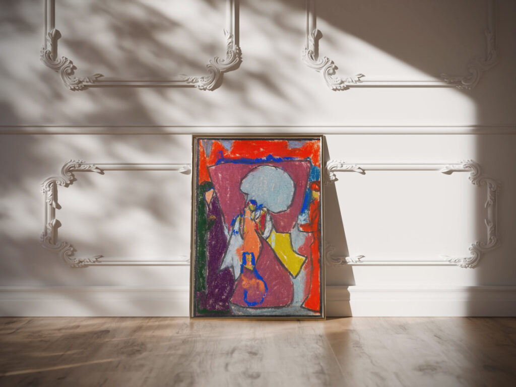 Figurengruppe 1925 Adolf Holzel video mockup