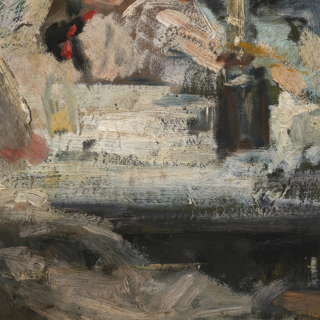 Figures Seated Around a Lamp Alexandre Falguiere 8 mockup