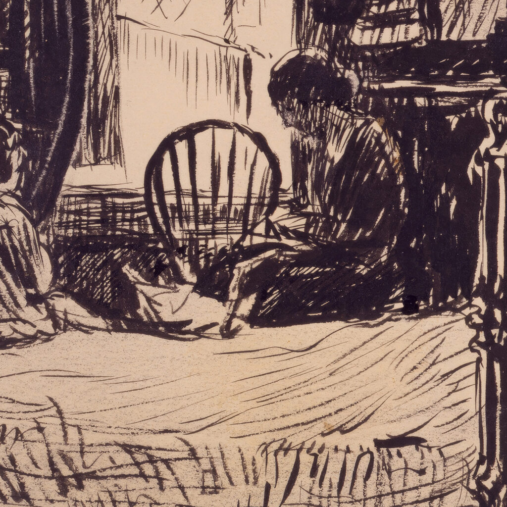 Figures before Window ca. 1914 1918 Henry Lyman Sayen 8 mockup