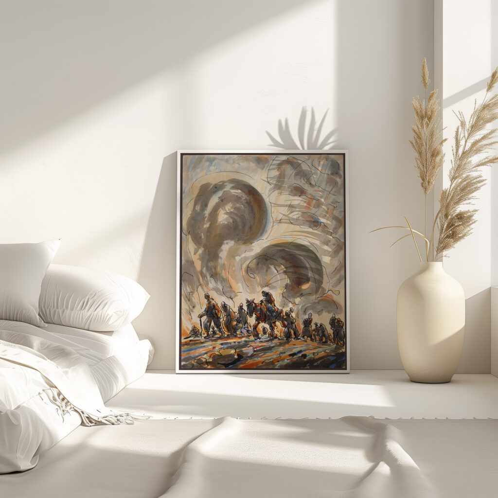 Figures in a Landscape 1924 Alfred Ost 4 mockup