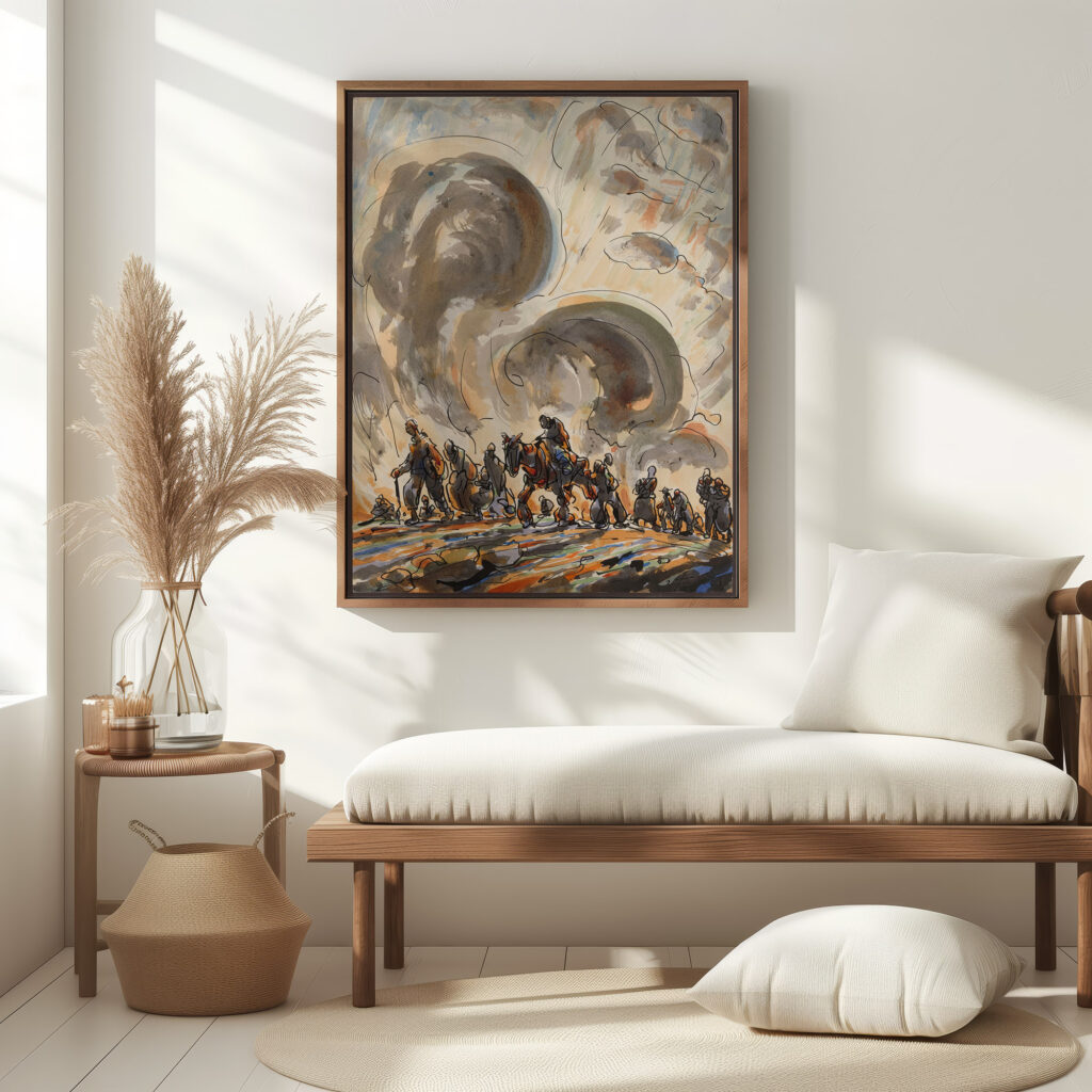 Figures in a Landscape 1924 Alfred Ost 5 mockup