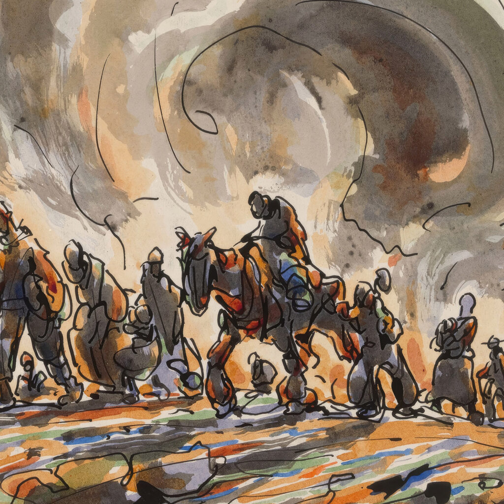 Figures in a Landscape 1924 Alfred Ost 8 mockup