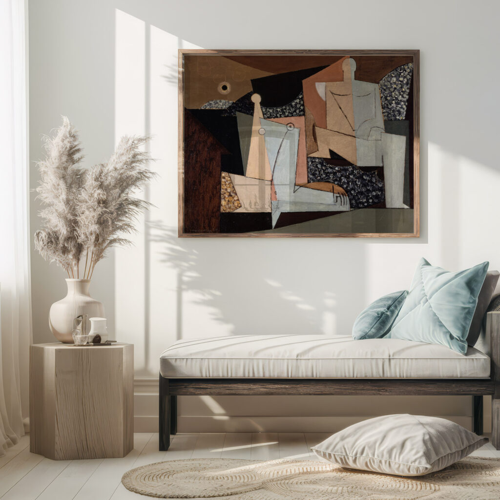 Figures on a Beach 1930 Louis Marcoussis 5 mockup