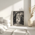 Figuur die zijn kin vasthoudt 1888 Henri Jonas 4 mockup