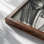 Figuurstudie 1906 Reijer Stolk close up dark wood mockup