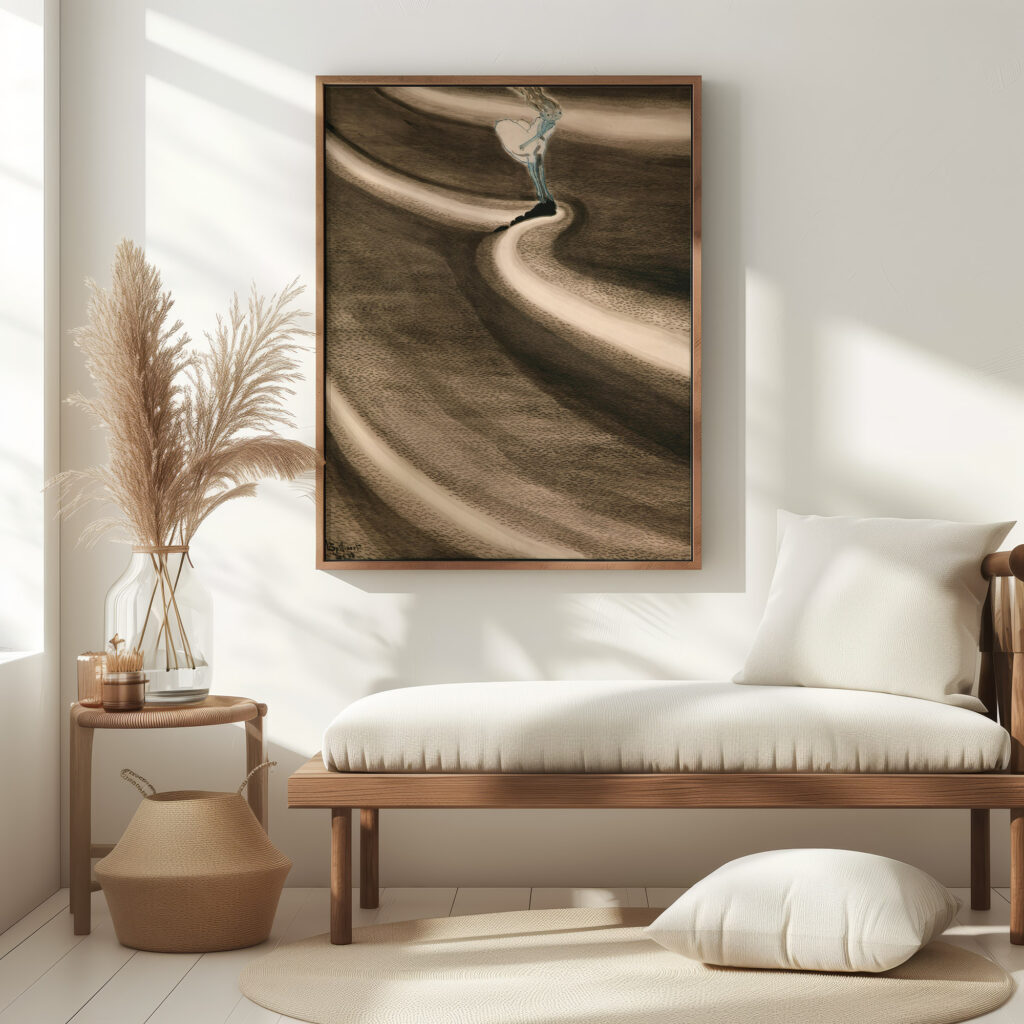 Fillettes devant la vague 1908 Leon Spilliaert 5 mockup