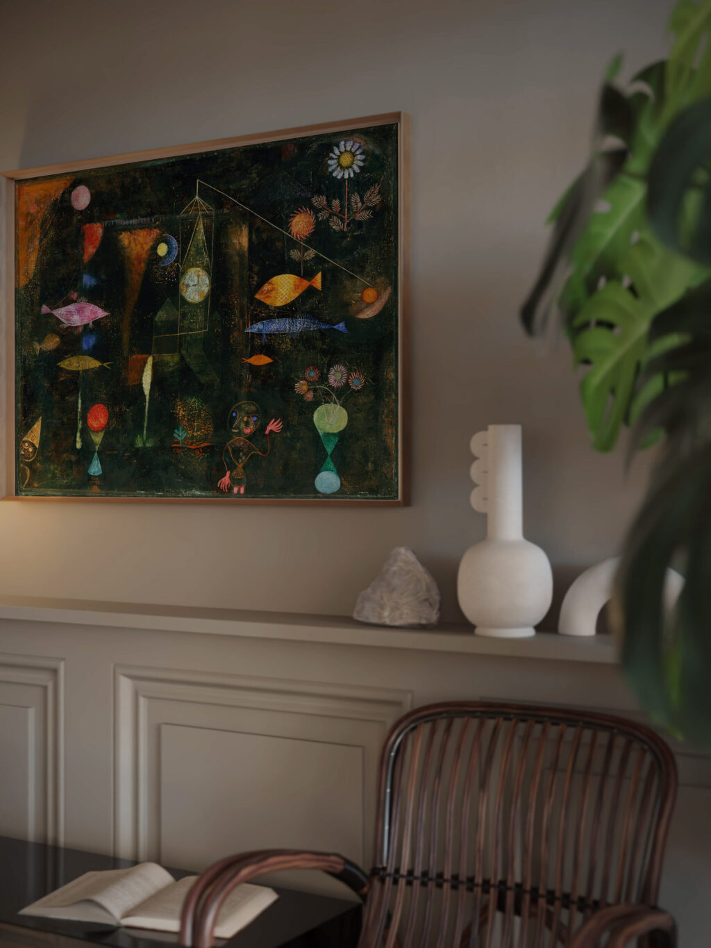 Fish Magic 1925 Paul Klee video mockup