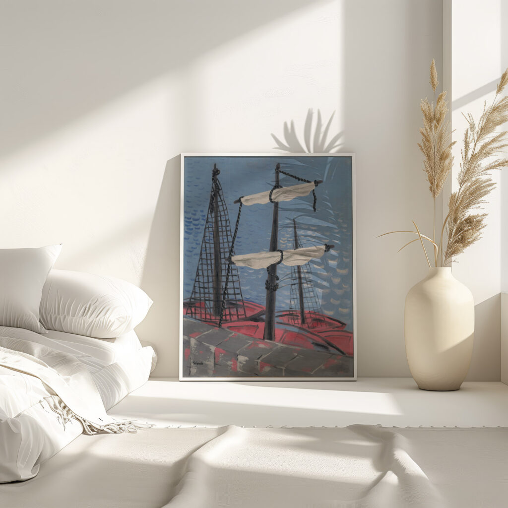 Fishing Boats 1932 Mikulas Galanda 4 mockup