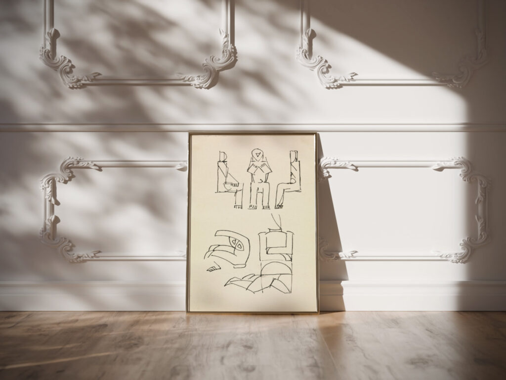 Five Figure Studies 1910 1915 Henri Gaudier Brzeska video mockup