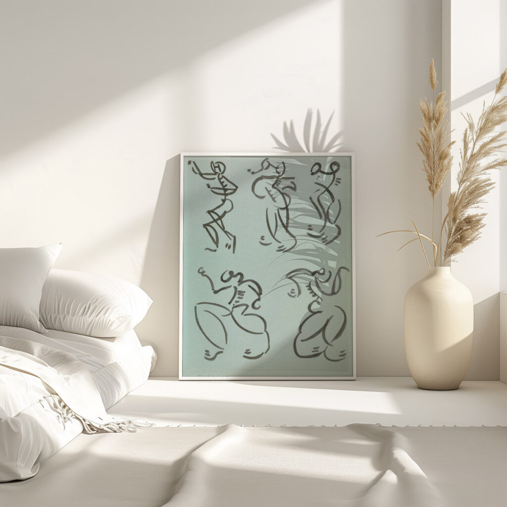 Five Studies of Dancing Figures 1910 1915 Henri Gaudier Brzeska 4 mockup